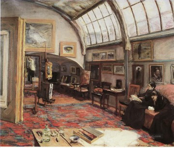 Das Atelier des Kunstlers Max Liebermann Impresionismo alemán Pinturas al óleo